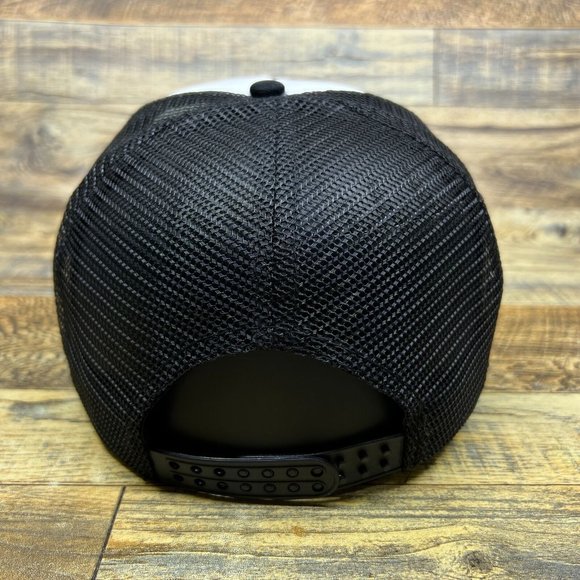 New Orleans Saints Mens Trucker Hat Black Snapback 1970s Logo Football Cap - Picture 5 of 8